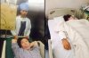 Wang Xiaoli, before and after the surgery. She had to undergo surgery due to her injury 20150525.jpg
