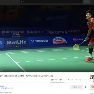 2016Thaihot China Open Badminton F M4 MS   Jan O Jorgensen Vs Chen Long   YouTube